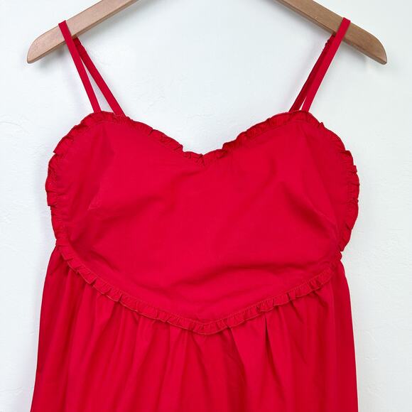 Love On A Hanger Red Valentine Heart Novelty Sweetheart Camisole - Picture 2 of 6